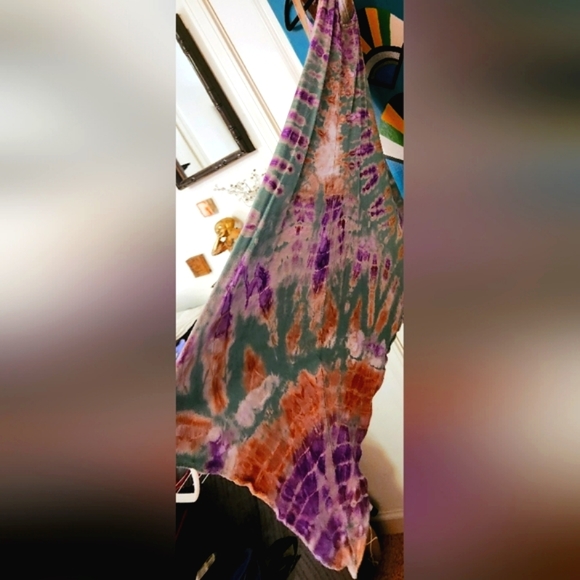 Boho Style Fashion Fuse ty-dye Tank top-S - Picture 10 of 14